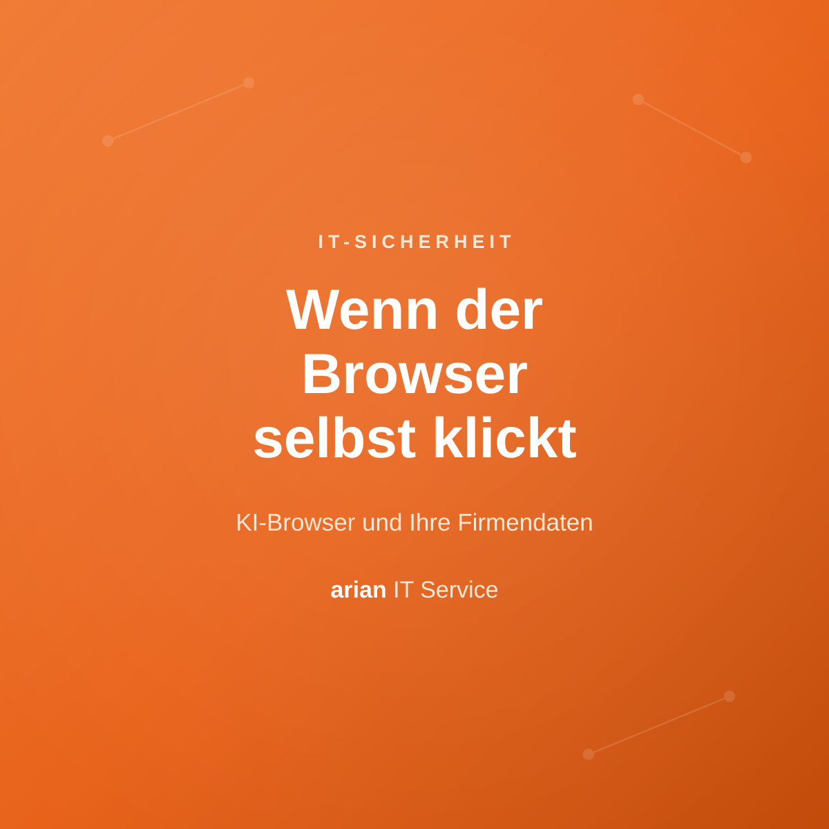 KI-Browser, die selbst handeln: die neue Sicherheitslücke im Unternehmen