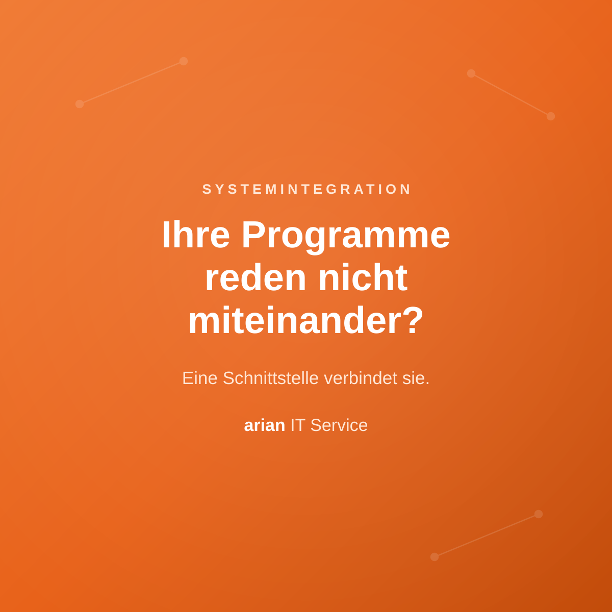 Ihre Programme reden nicht miteinander: so verbinden Sie sie richtig